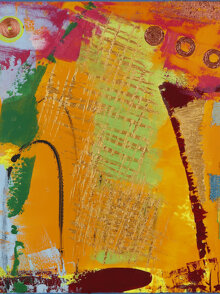 ip by artemonium 2024 fili di arianna giallo 60x60 tecnica mista